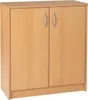 Kommode - Buchedekor - 74 x 86 cm - 2 Türen - 2 Produktbild-Vorschau 1