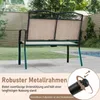 COSTWAY Gartenbank wetterfest, Outdoor Sitzbank für 2 Produktbild-Vorschau 7