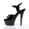 STARDUST-609 Damen Sandale von Pleaser, Schwarz EU 39, US 9 Produktbild-Vorschau 3