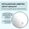 PARSA Beauty Essential Saugnapfspiegel schwarz matt 10-fach Produktbild-Vorschau 4