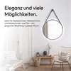 LED Wandspiegel 80 cm, schwarz, Alu, Licht neutralweiß, Produktbild-Vorschau 7