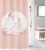 Kleine Wolke Duschvorhang Textil INDRA Beere 180 x 200 cm Produktbild-Vorschau 2