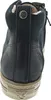 A rear view of a dark blue high-top shoe with a tan sole. Produktbild-Vorschau