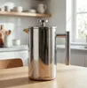 WELLHAUS Kaffeebereite French Press 1 Liter - Edelstahl Produktbild-Vorschau 4