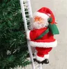 Elektrischer kletternder Weihnachtsmann auf Leiter – Produktbild-Vorschau 8