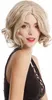 WIG ME UP Perücke kurz Mittelscheitel Blond Produktbild-Vorschau 4