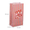 Sáčky na popcorn Relaxdays, sada 240 ks, pruhované, retro Náhled obrázku produktu 4