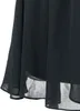 Forplay Kurzer Rock Damen Schwingender Ciffonrock schwarz Produktbild-Vorschau 3