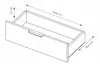 Schubladenkommode Milton 138 cm in Kastanie & Anthrazit | Produktbild-Vorschau 7