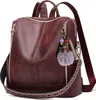 OKWISH Rucksack Laptoprucksack Schulrucksack Lederrucksack Produktbild-Vorschau 3