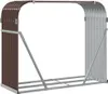 vidaXL Přístřešek na palivové dřevo hnědý 120x45x100 cm Náhled obrázku produktu 1