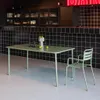 sweeek - Gartentisch aus Stahl 6-8 Plätze - Grün Produktbild-Vorschau 5