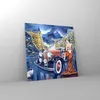 Bilder auf glas - frau retro stil - 30x30cm - Glasbilder - Produktbild-Vorschau 4