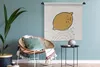 MuchoWow® Wandteppich Wandbehang Sommer - Zitrone - Gelb Produktbild-Vorschau 4