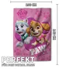 Coperta in pile dei Paw Patrol, coperta di coccole rosa 100 Anteprima dell’immagine prodotto 4