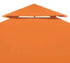 vidaXL Pavillon-Ersatzdach 310 g/m² Orange 3x3 m Produktbild-Vorschau 2