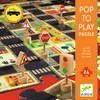 Djeco Giant City Puzzle - Zbuduj idealne miasto Podgląd zdjęcia produktu 1