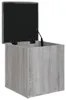 vidaXL Lavice s úložným prostorem Grey Sonoma 42x42x45 cm Náhled obrázku produktu 4