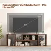Mueble de TV COSTWAY de 2 piezas, mesa de televisión para Vista previa de la imagen del producto 5