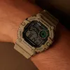 A close-up shot of a Casio digital watch on a person's wrist. Podgląd zdjęcia produktu