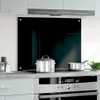 vidaXL Panel kuchenny czarny 80x60 cm szkło hartowane Podgląd zdjęcia produktu 2