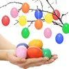 48x Ostereier zum Hängen Bunt | Bunte Plastik Ostern Eier Produktbild-Vorschau 1