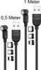 Magnet Ladekabel 2er Set (1 Meter+0,5Meter) SOONTEC Produktbild-Vorschau 1