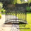 Outsunny Gartenbrücke aus Metall 135,5 cm Teichbrücke mit Produktbild-Vorschau 9