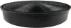 A black circular filter with a ribbed surface. Voir les images du produit
