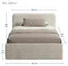 Home Collective Polsterbett 120x200 cm Doppelbett Bett mit Produktbild-Vorschau 3
