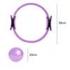5-tlgs Pilates Fitnessring Kit für Heimtraining Pilates Produktbild-Vorschau 12