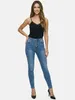 Tazzio Damen Skinny Fit Jeans F136 (Hellblau, 36) Produktbild-Vorschau 2