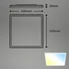 BRILONER SLIM LED Panel, Fernbedienung, Dimmbar, CCT Produktbild-Vorschau 8