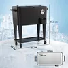 Wózek chłodzący Outsunny 76 l z kółkami, otwieraczem do Podgląd zdjęcia produktu 3