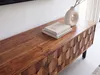 FineBuy Lowboard Sheesham Massivholz 160 cm TV-Board mit 3D Produktbild-Vorschau 4