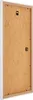 The back of a white picture frame with hanging hardware. Produktbild-Vorschau