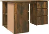 vidaXL Eckschreibtisch Räuchereiche 145x100x76 cm Produktbild-Vorschau 12