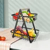 ACXIN 2 Tier Obst Etagere Obstschale, 27 x 17 x 30 cm Produktbild-Vorschau 8
