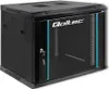 Qoltec RACK-Schrank 9HE 19" Wandmontage Schwarz Produktbild-Vorschau 1