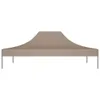 vidaXL Partyzelt-Dach 4x3 m Taupe 270 g/m² Produktbild-Vorschau 13