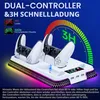 Support vertical pour PS5 avec ventilateur et station de Voir les images du produit 4