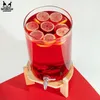 SuperButelki - Szklany słój z kranikiem 10 l, drewniany Podgląd zdjęcia produktu 2