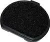 A close-up, isolated shot of a black vacuum cleaner filter. Produktbild-Vorschau