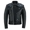 Bohmberg Herrenlederjacke aus Vollnarbenleder Schwarz-Heavy Produktbild-Vorschau 4