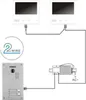 IP video 2D zvonek | Zoneway ZW-738-2 Náhled obrázku produktu 3