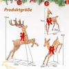 Set di renne LED di Natale CM24290DE, 3 pezzi, famiglia di Anteprima dell’immagine prodotto 5