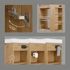 Waschbeckenunterschrank SEVA57 Links/Rechts Badmöbel Set Produktbild-Vorschau 5