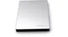 A silver external hard drive is shown on a white background. Produktbild-Vorschau
