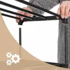 Schoenenkast - Leobert - Zwart - 45 x 30 x 106 cm Productafbeelding-voorbeeld 5