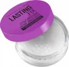 A close-up studio shot of a Maybelline loose setting powder container with its purple lid slightly ajar. Voir les images du produit